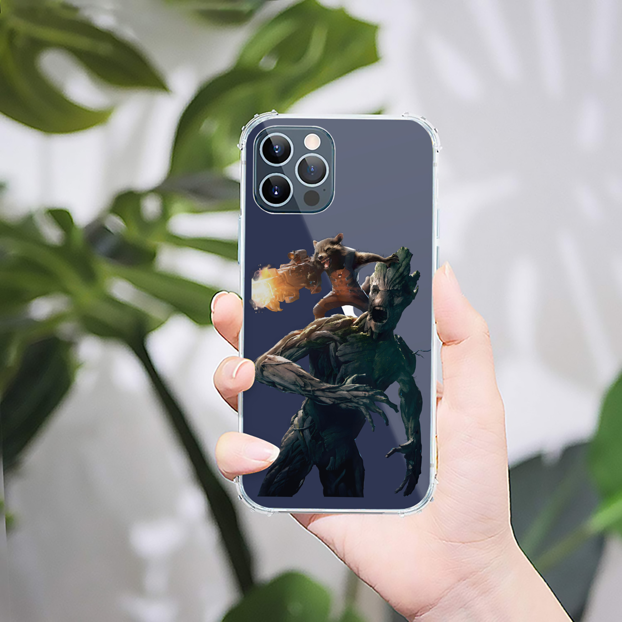 （画像用） アベンジャーズ The Avengers 【iPhone 12シリーズ対応】透明スマホケース（クリアソフトケース）